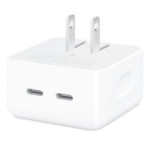 Power Adapter to USB-C+C 35W