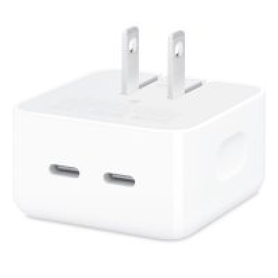 Power Adapter to USB-C+C 35W