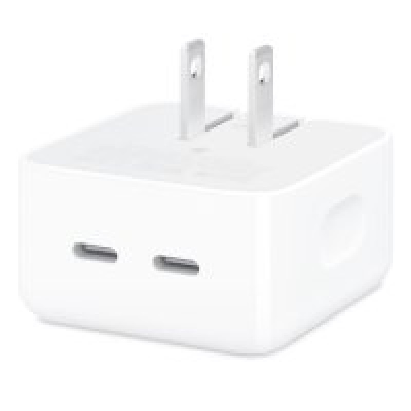 Power Adapter to USB-C+C 35W