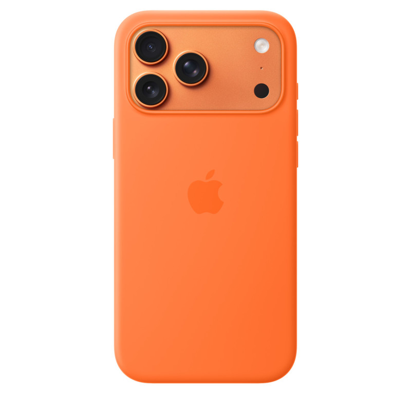 Coque en silicone avec MagSafe pour iPhone 17 Pro Max -
