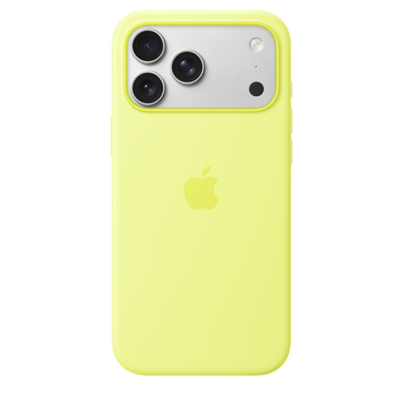 Coque en silicone avec MagSafe pour iPhone 17 Pro Max -