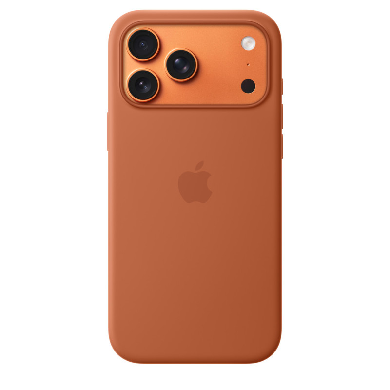 Coque en silicone avec MagSafe pour iPhone 17 Pro Max -